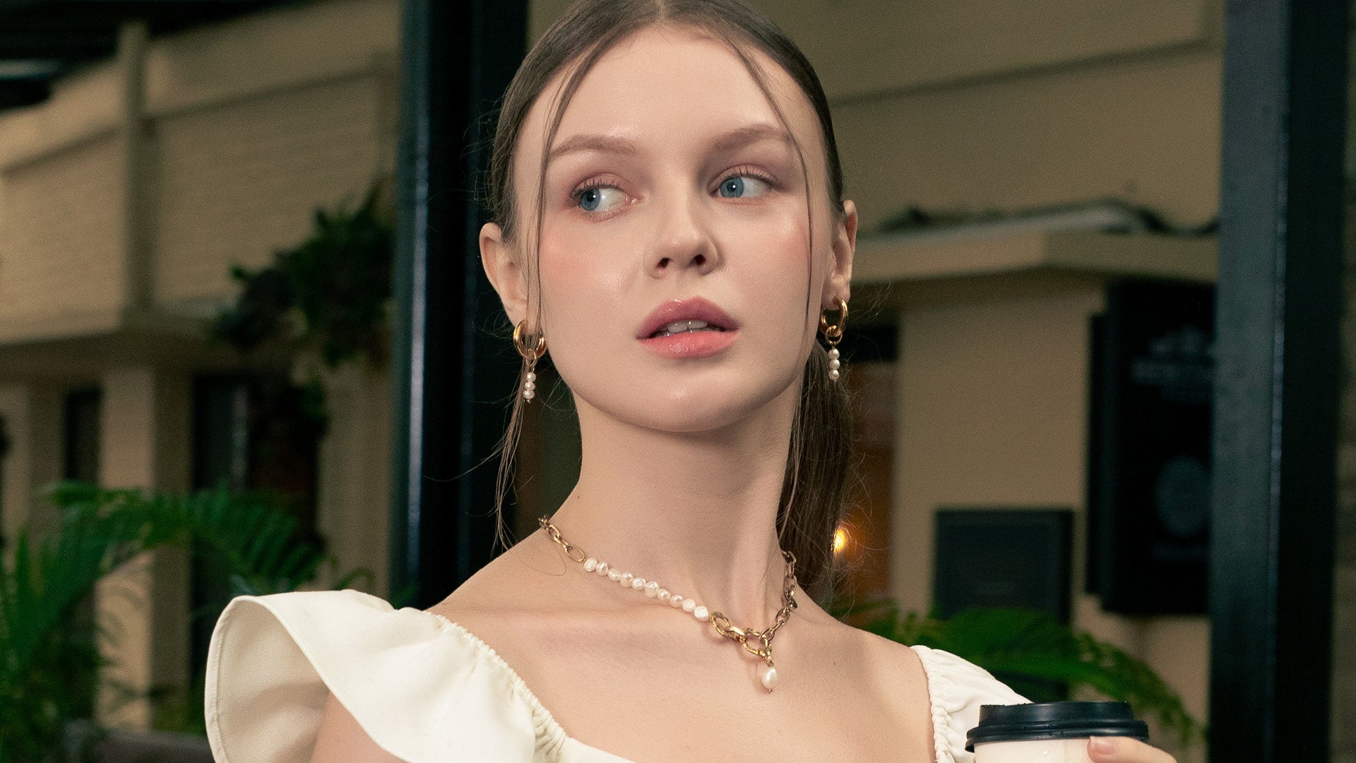 LAVANA pearl earrings collection showcasing elegant designs on white background