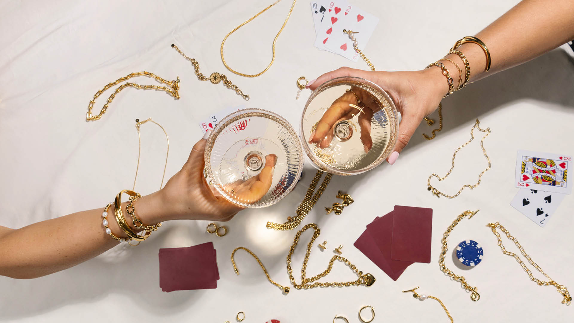 LAVANA Valentine's Day collection featuring elegant jewellery pieces for romantic gifting