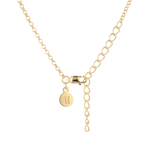 Baby Belcher Gold Chain Necklace by Lavana, with fine, rounded belcher links, clasp
