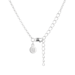Baby Belcher Silver Chain Necklace by Lavana, with fine, rounded belcher links, clasp