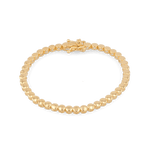 Bailey Gold Beaded Bracelet by Lavana, with polished rounded beads - 1