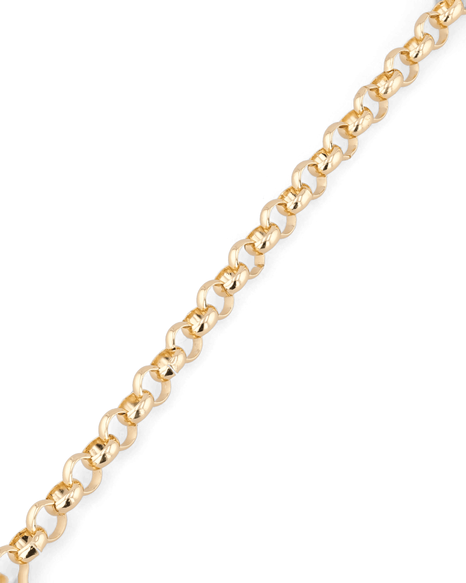 Belcher T-Bar Gold Chain Bracelet by Lavana, chunky rounded Belcher links with toggle clasp - 2