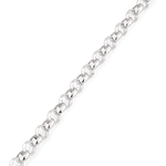 Belcher T-Bar Silver Chain Bracelet by Lavana, chunky rounded Belcher links with toggle clasp - 2