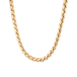 Core gold chain necklace by Lavana, with sleek cord style links