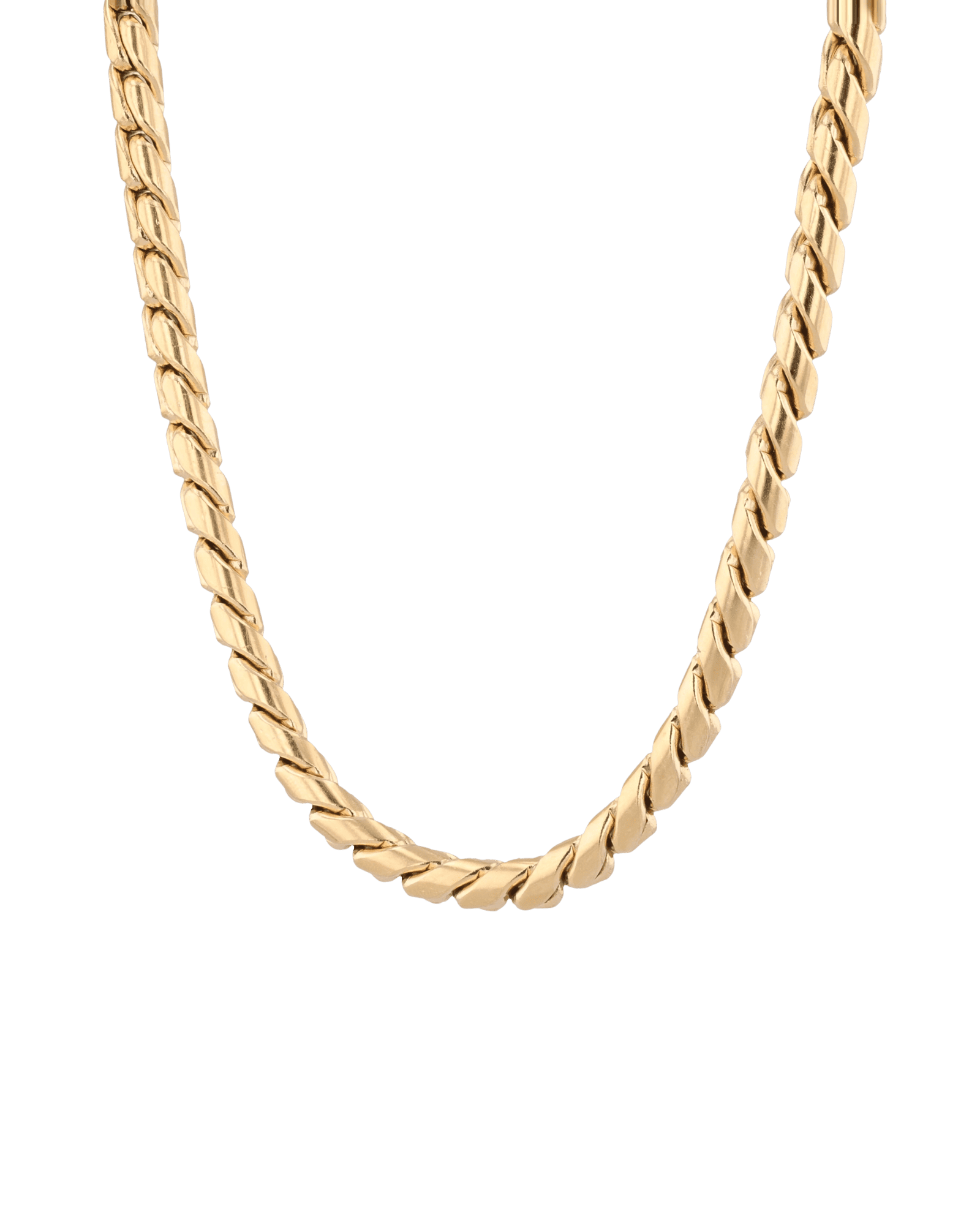 Core gold chain necklace by Lavana, with sleek cord style links