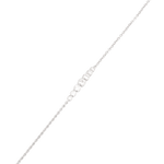 Crescendo silver diamond bracelet by Lavana, with graduating bezel set lab grown diamonds and slider adjuster