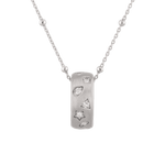Dancing Stars Silver Pendant by Lavana with lab grown diamond accents