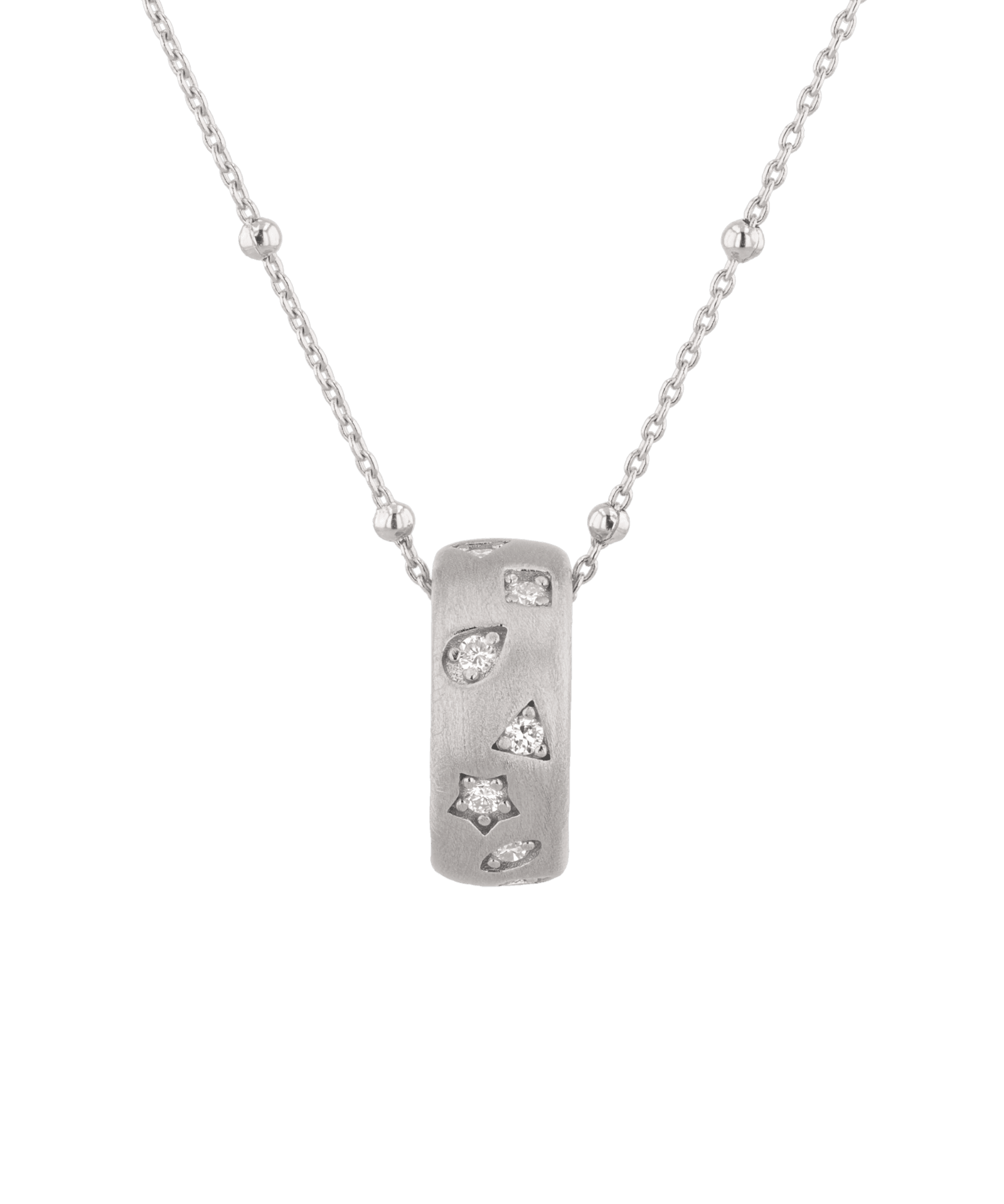 Dancing Stars Silver Pendant by Lavana with lab grown diamond accents