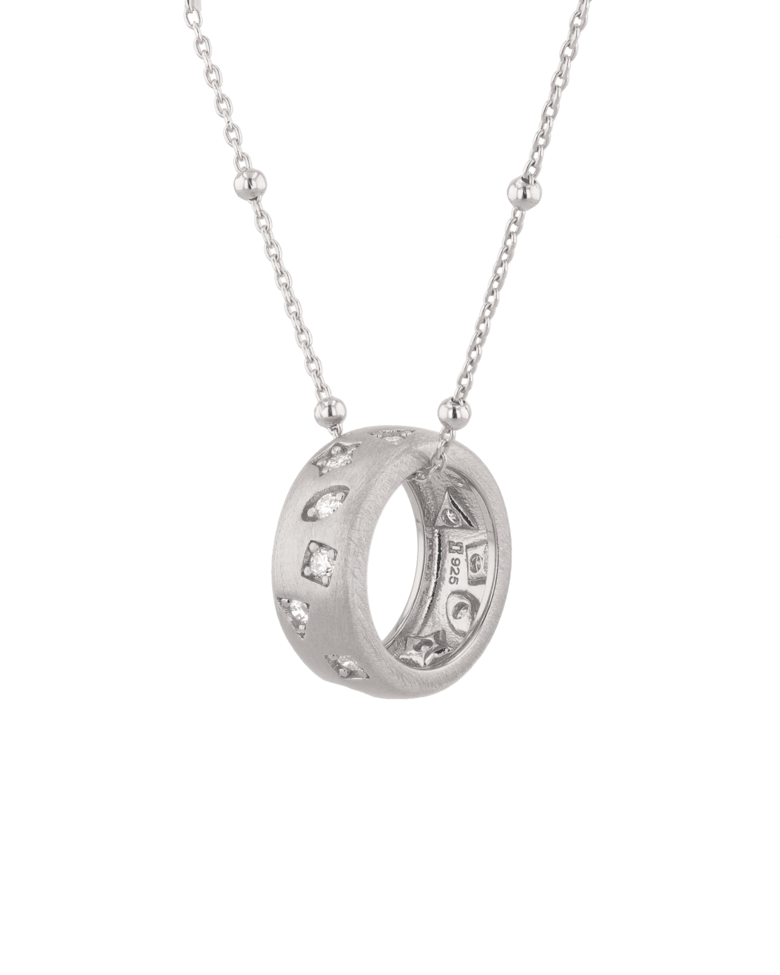Dancing Stars Silver Pendant by Lavana with lab grown diamond accents