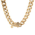 Downtown Cuban Gold Chain Necklace by Lavana, chunky polished Cuban links