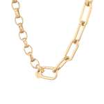 Harmony Gold Charm Necklace by Lavana,  gold export 826