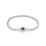 La Mode silver spiga chain bracelet by Lavana with polished woven links