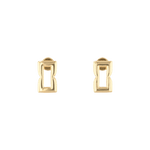 Lavana Signature Gold Link stud earrings