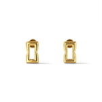 Lavana Signature Gold Link stud earrings 1