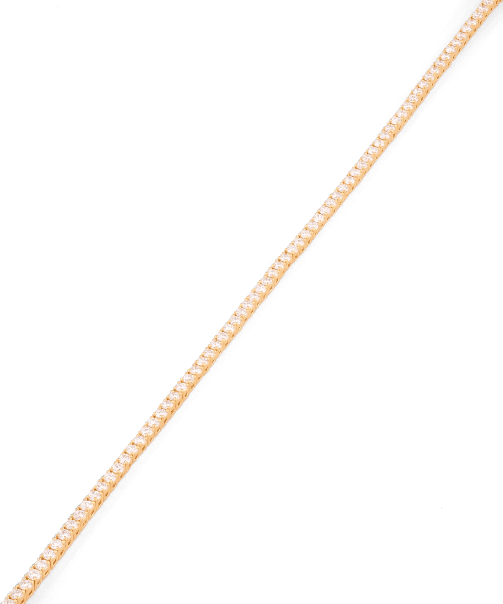 Lisbon Gold Diamond Tennis Bracelet by Lavana Classic Tennis Style Prong Set with a Secure Clasp