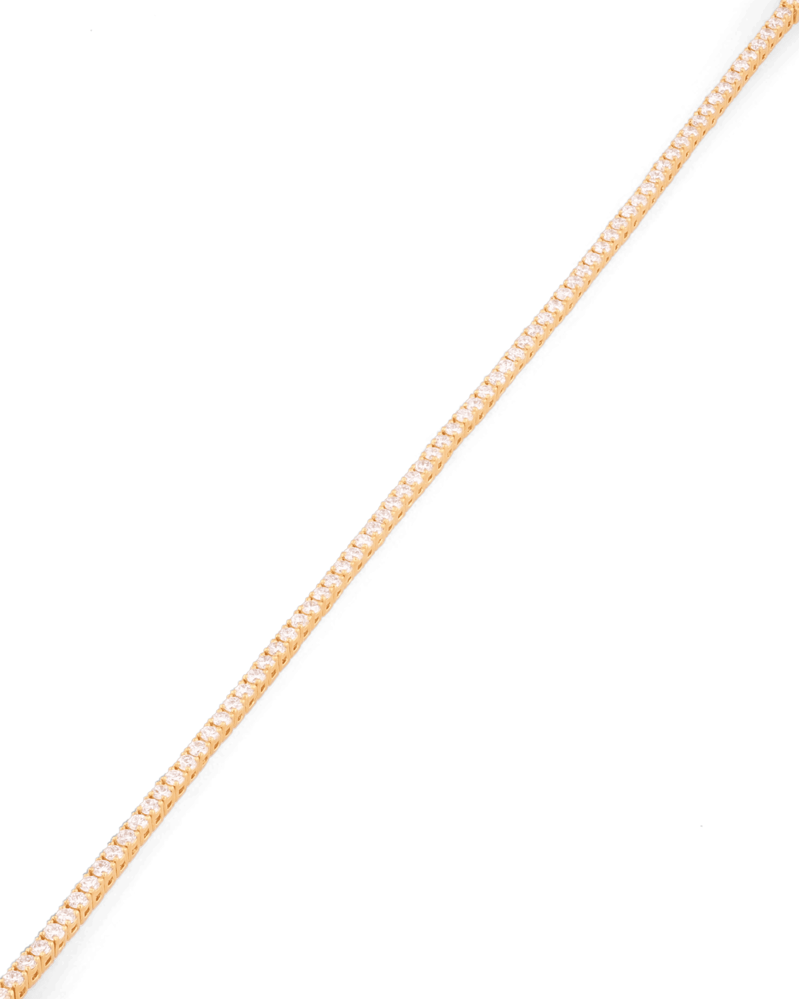 Lisbon Gold Diamond Tennis Bracelet by Lavana Classic Tennis Style Prong Set with a Secure Clasp
