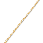 Lisbon Gold Diamond Tennis Bracelet by Lavana classic tennis style prong set with a secure clasp 2