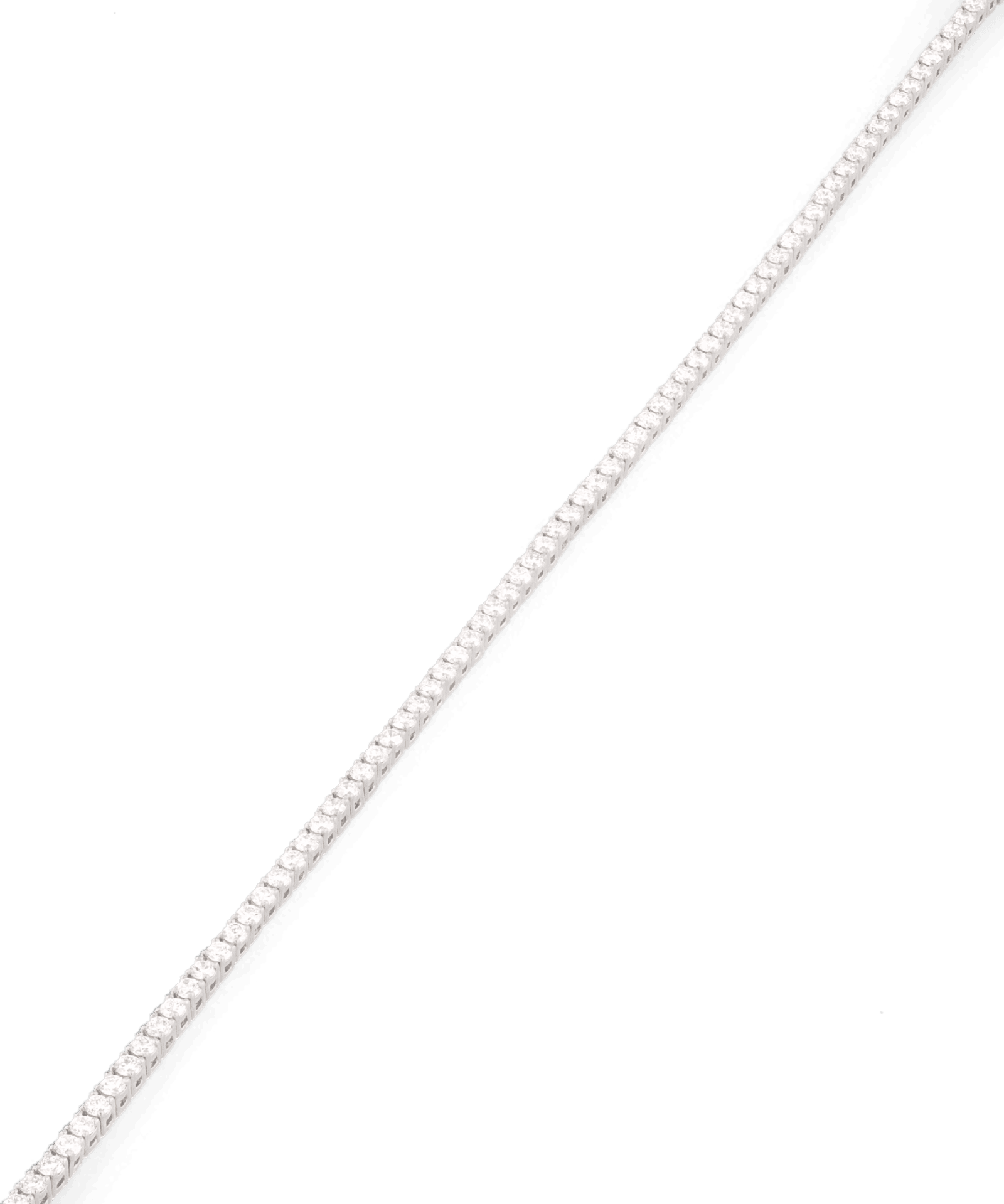 Lisbon Silver Diamond Tennis Bracelet by Lavana Classic Tennis Style Prong Set with a Secure Clasp