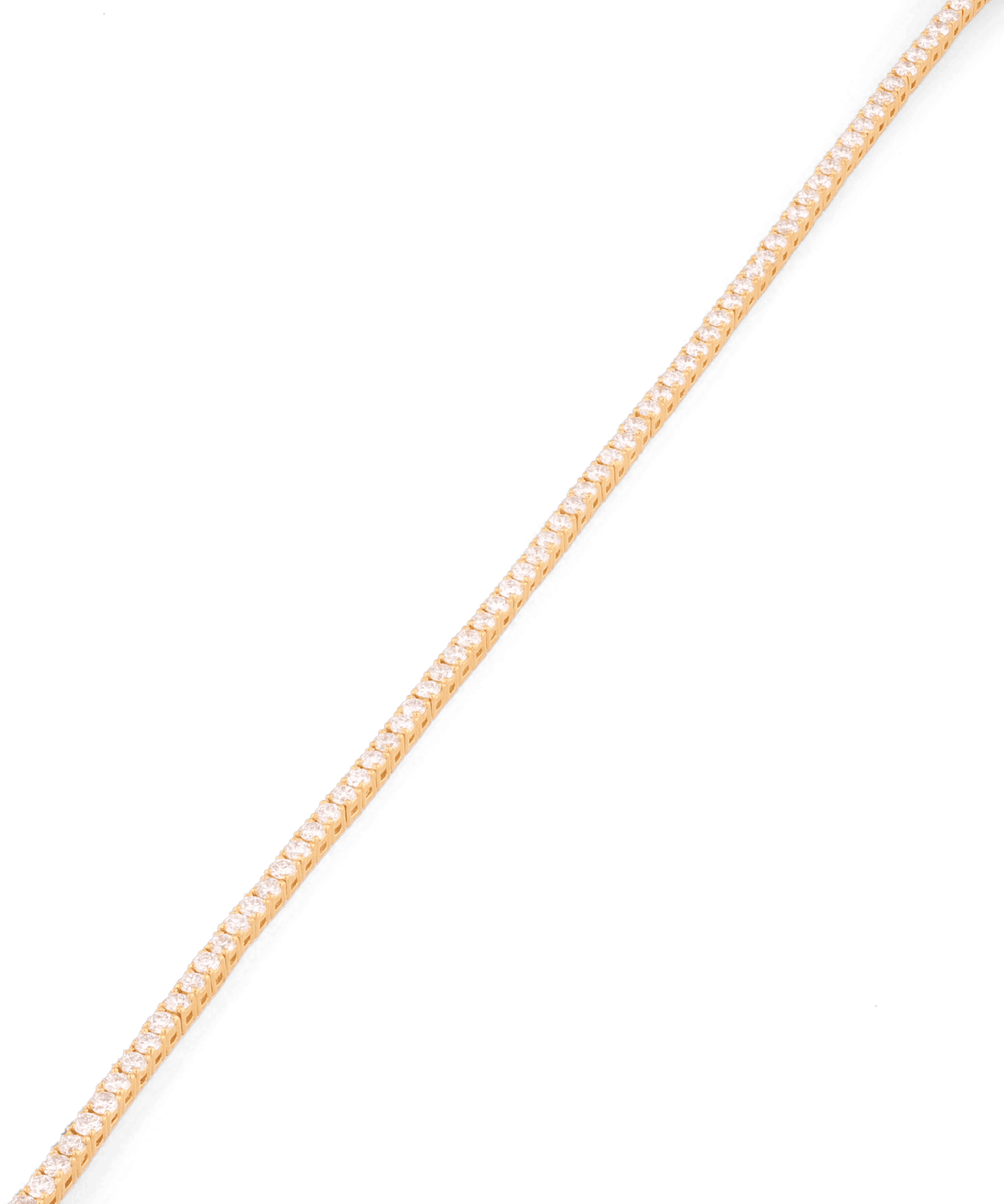 Melbourne Gold Diamond Tennis Bracelet by Lavana Round Cut Classic Tennis Style with a Secure Clasp