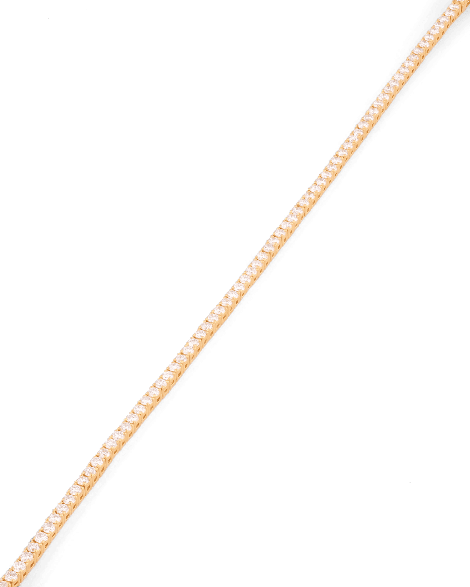 Melbourne Gold Diamond Tennis Bracelet by Lavana Round Cut Classic Tennis Style with a Secure Clasp