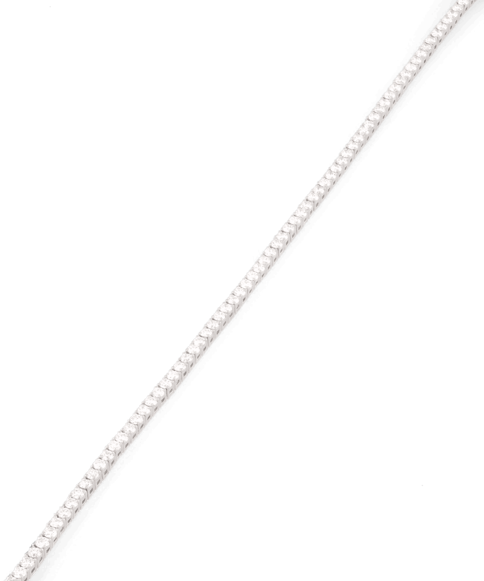 Melbourne Silver Diamond Tennis Bracelet by Lavana Round Cut Classic Tennis Style with a Secure Clasp