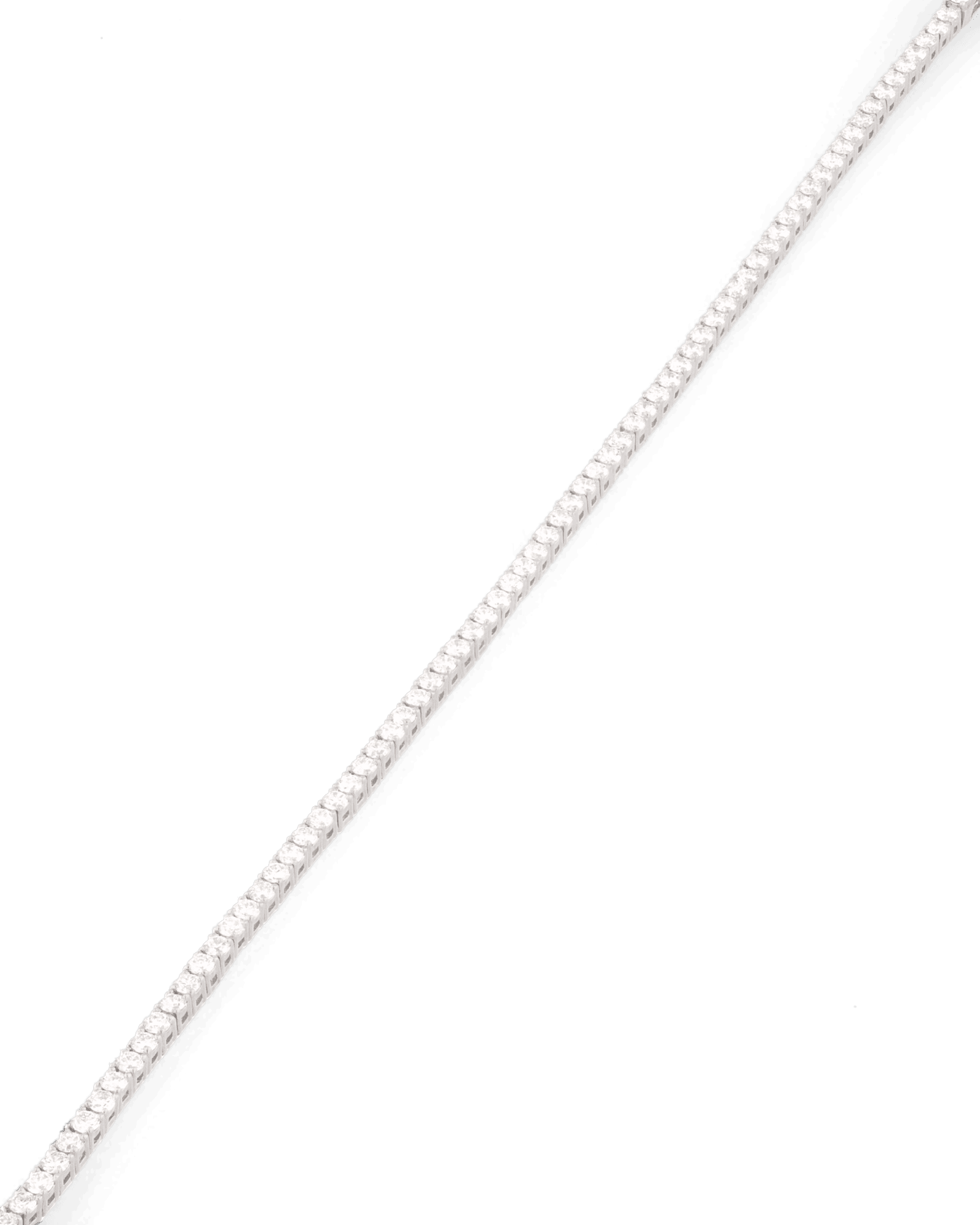 Melbourne Silver Diamond Tennis Bracelet by Lavana Round Cut Classic Tennis Style with a Secure Clasp