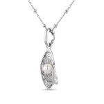 Sea Treasure Sterling Silver Pendant by LAVANA Shell inspired pendant with freshwater pearl