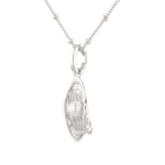 Sea Treasure Sterling Silver Pendant by LAVANA Shell inspired pendant with freshwater pearl