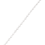 Small Illuminate silver diamond bracelet by Lavana, with petite bezel set lab grown diamonds and slider adjuster