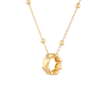 Sweetheart Gold Pendant by Lavana, polished heart motif charm - 1