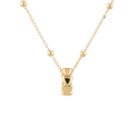 Sweetheart Gold Pendant by Lavana, polished heart motif charm - 2