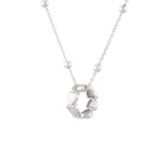 Sweetheart Silver Pendant by Lavana, polished heart motif charm - 1