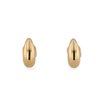 Tiny Raindrop Gold Stud Earrings by LAVANA, petite polished teardrop studs