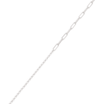 Verona Silver Mixed Link Bracelet by Lavana, with paperclip and Belcher links - 2