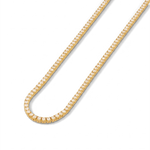 Wimbledon Gold Diamond Tennis Necklace by Lavana classic tennis style with a secure clasp 2
